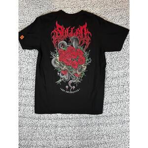 Sullen Art Collective Poisoned Petals T Shirt XL Black Graphic Tee NWT